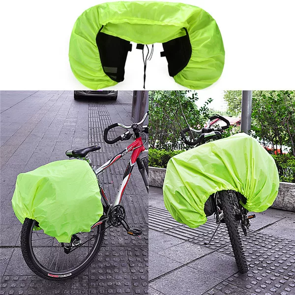 Bicycle Pannier Rain Cover Mountain Bike Road Bike Rear Rack Bag Luggage Bag Waterproof Dustproof Cover Universal Type