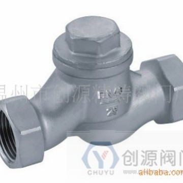 不锈钢内螺纹升降式止回阀 丝扣止回阀 逆止阀H11H-16P丝扣单向阀