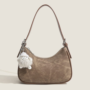 Demi-season shoulder bag, fashionable underarm bag, one-shoulder bag, high-quality style