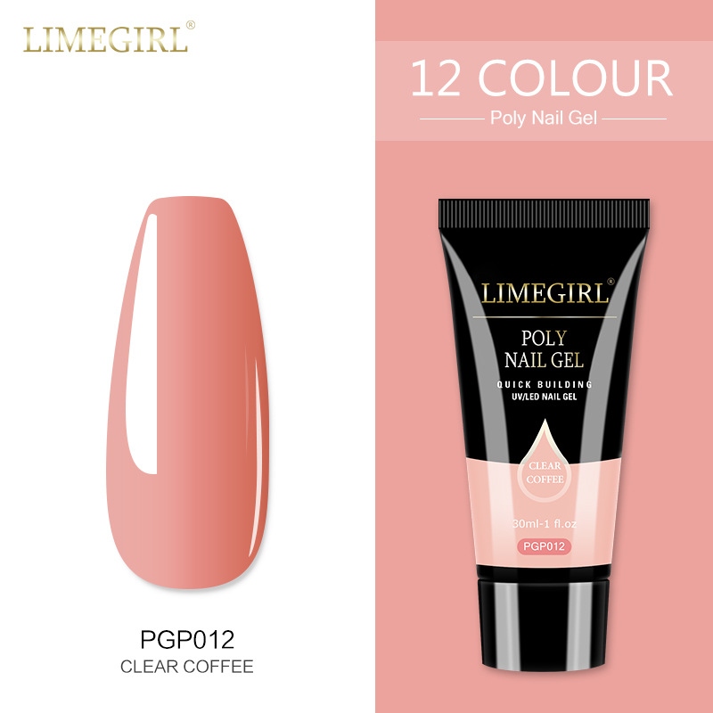 30ML uñas arte papel libre titular extensión rápida modelo de cristal pegamento indoloro UV extensión pegamento indoloro fototerapia cristal pegamento