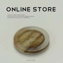 小香極簡風珠光樹脂四眼紐扣皮草大衣女西裝扣子粗花呢外套毛衣扣