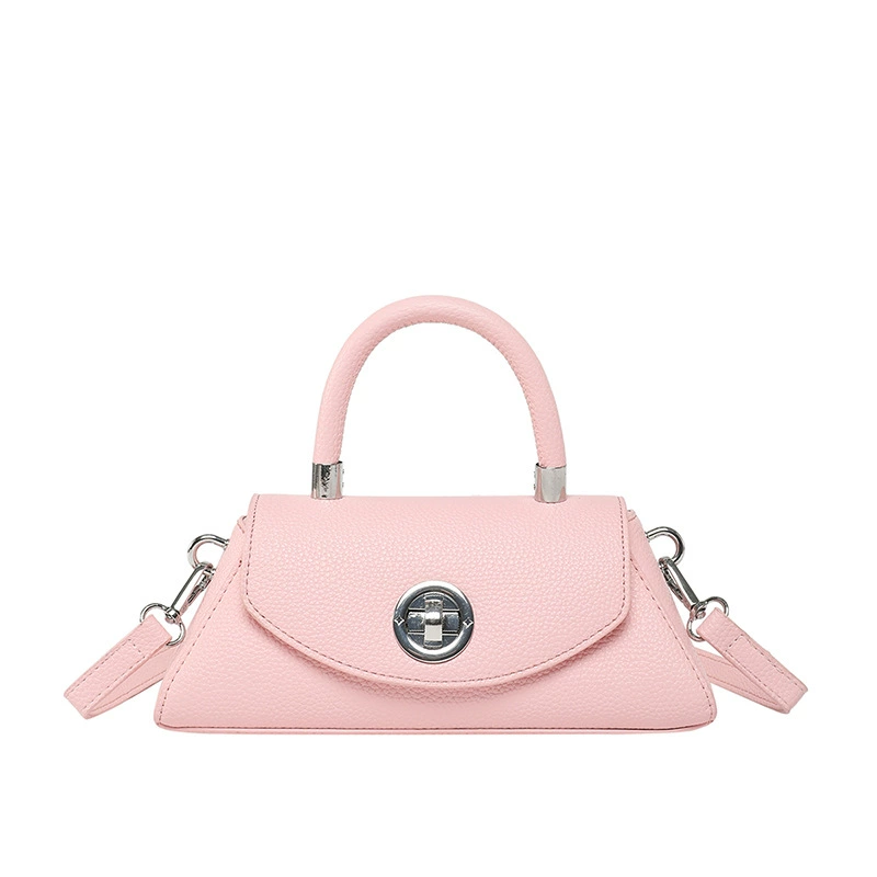 Handheld shoulder bag, small one-shoulder purse with strap, high-quality style, multiple colors