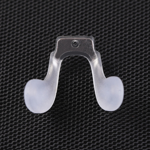 Glasses nose pad accessories saddle silicone screw type U-shaped insert all-in-one children's nose pad non-slip metal core soft