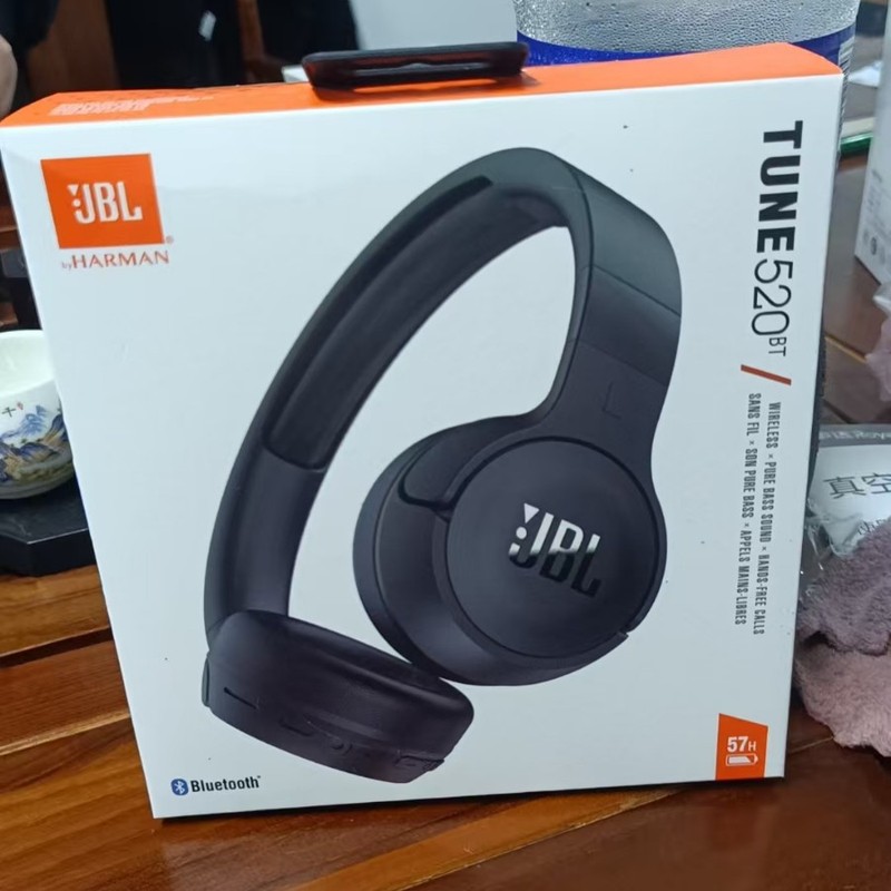 国境を越えた JBL T520 BT ヘッドマウント ワイヤレス Bluetooth ヘッドセット音楽低音 HIFI ゲーミング ヘッドセット|undefined