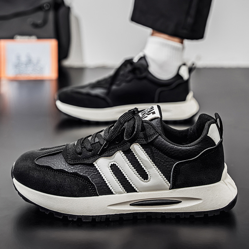 Otoño de 2025 nuevos zapatos de hombre ligeros antideslizantes zapatos deportivos casuales estudiantes zapatos juveniles zapatos de moda