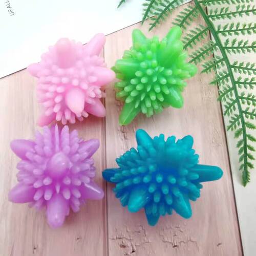 Solid laundry ball, decontamination and anti-tangle washing ball, cleaning ball, washing machine ball care ball