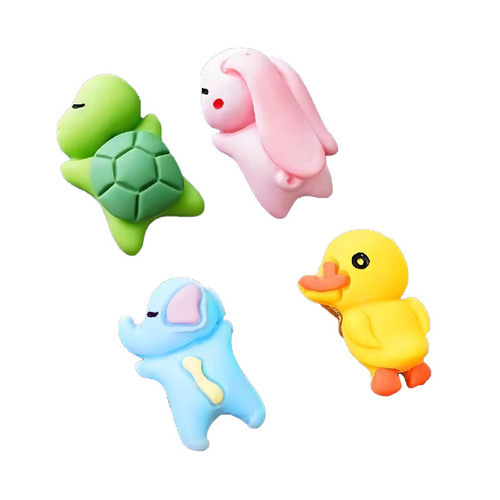 Mini turtle car ornaments, electric in-car monitor, Papa bear, car rearview mirror decorations, Internet celebrity female