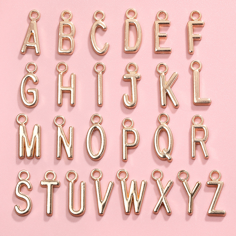 pendant with letters