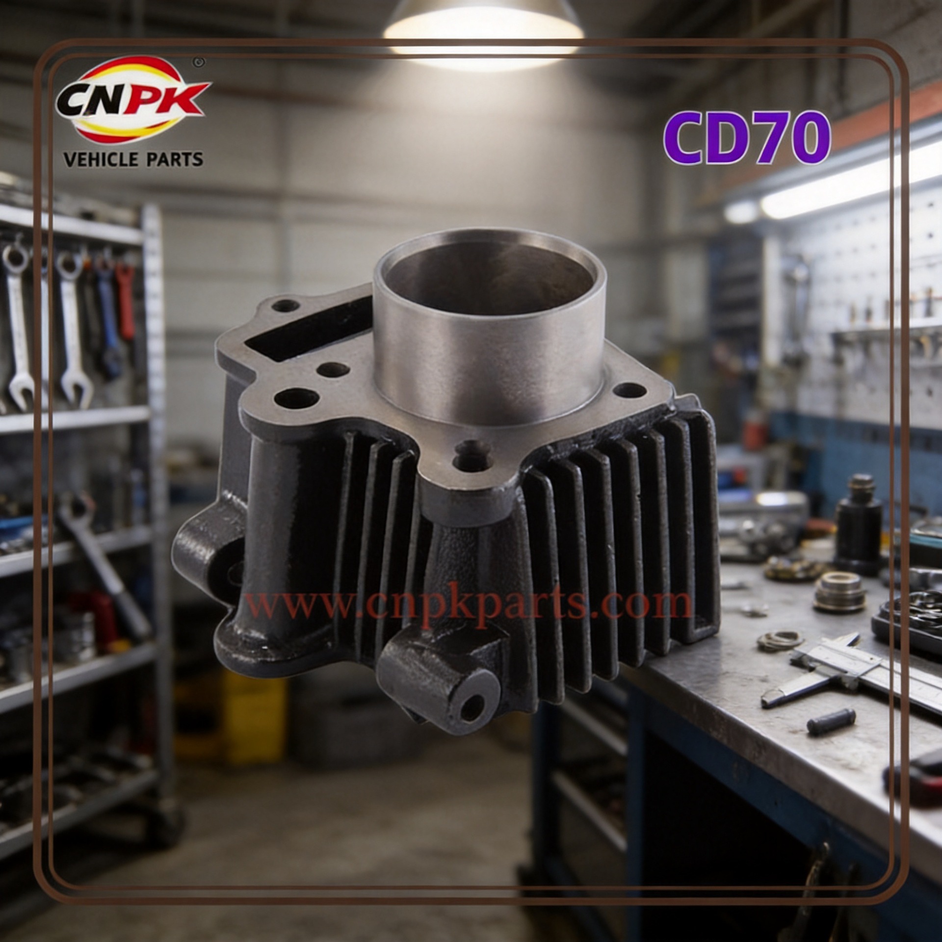 CD70 motorcycle cylinder block, engine parts compatible with JH70; please contact customer service for bulk pricing