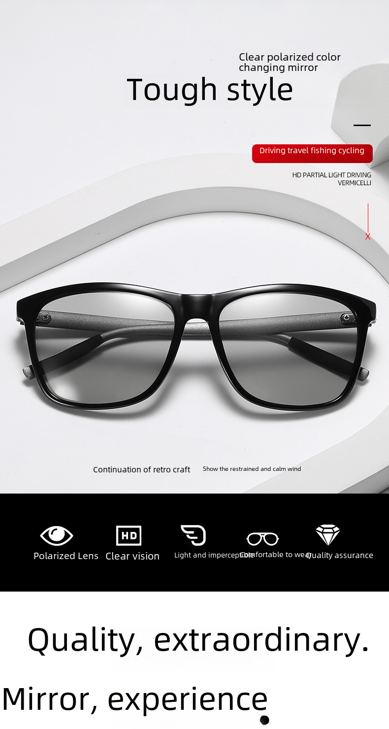 Polarized Colour Changing Sunglasses For Men And Women Driving_voghion.com