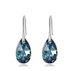 Import crystal earings, earrings, factory direct supply, silver 925 sample