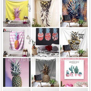 Nordic ins Hanging Cloth American Style Plant Hanging Cloth Beach Towel Bedroom Decorative Background Cloth Tapestries Hanging