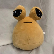 跨境新款pou plush 我的宠物外星人公仔大眼外星人土豆毛绒玩具公