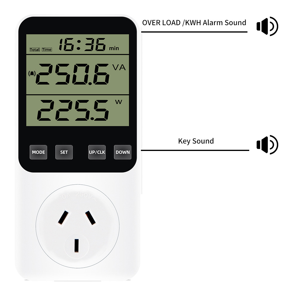 厂家直销澳规 功率计量插座 计费插座 power meter 2023新款