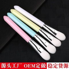 Original factory portable silicone facial mask brush soft hair beauty makeup tool cosmetic brush new hand-painted facial mask brush