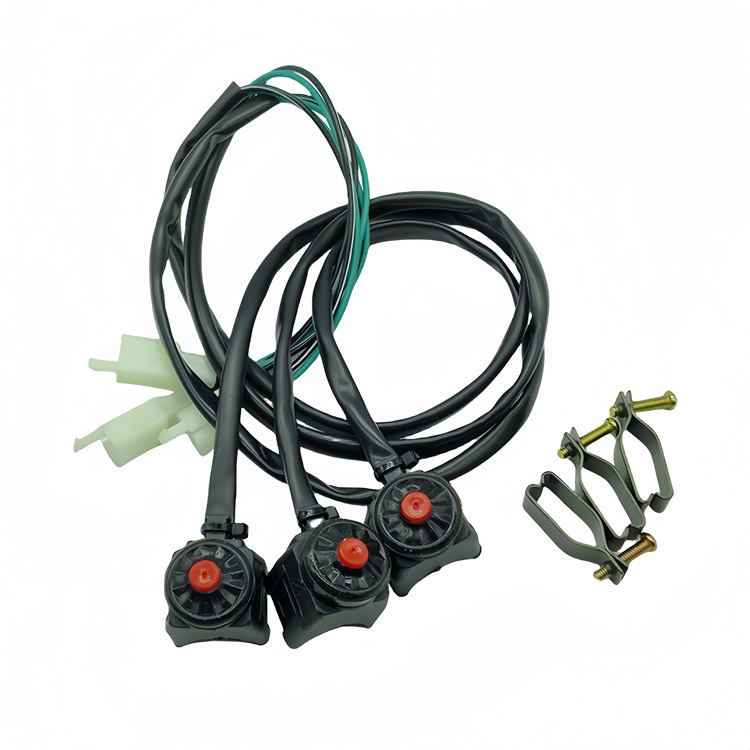 Motorcycle off-road vehicle modification parts handlebar faucet fixed start ignition horn overtaking light self-resetting switch