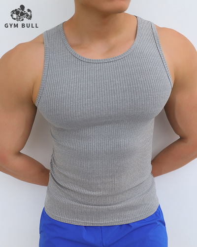 Chino brand running quick-drying elastic tight fitness tank top for men summer sleeveless jacket for fitness training clothing