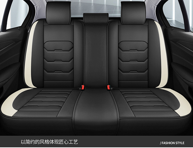2025 New All-Inclusive Full Leather Five-Seater All-Season Car Seat Cushion