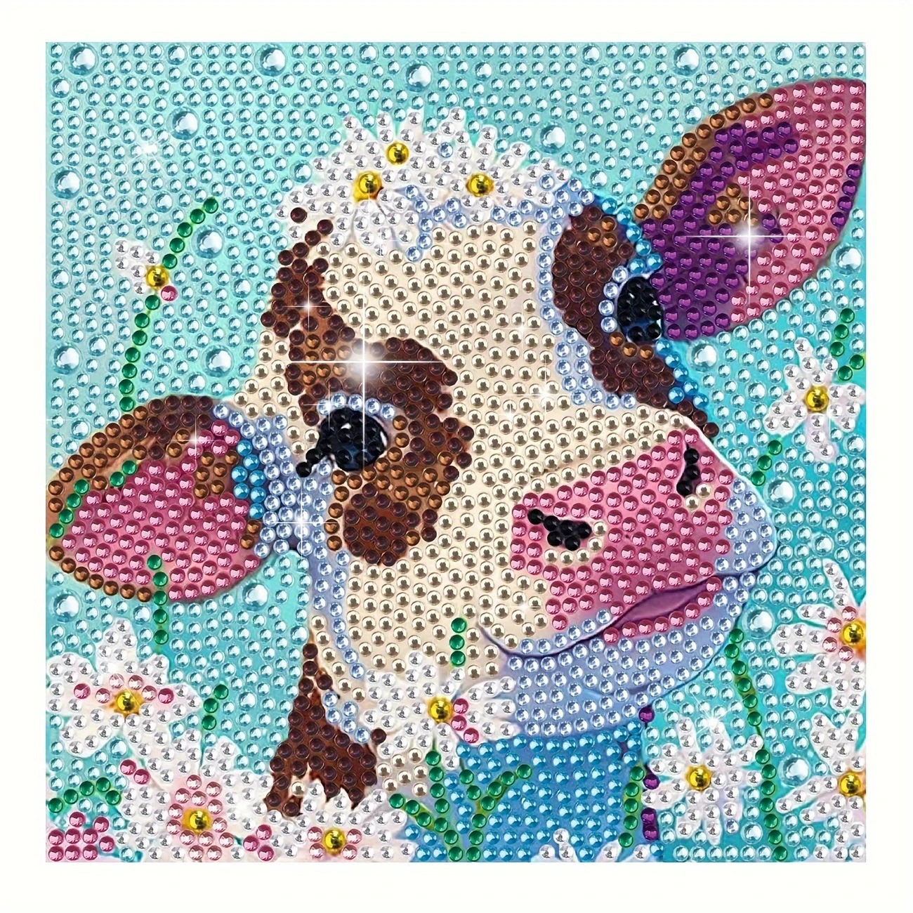 Алмазный набор, мультипликационная мозаика, 15×15см, ручной работы