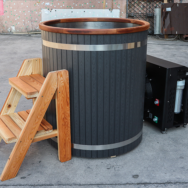 Factory Direct Sales Can Be Customized for Outdoor and Indoor Use Caisheng Round 304 Stainless Steel Liner Cold Water Bath Factory Direct Sales Can Be Customized for Outdoor and Indoor Use Caisheng Round 304 Stainless Steel Liner Cold Water Bath