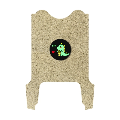 Electric vehicle foot mat: Pads, Battery Vehicle Waterproof Anti-Slip - xindazhou-miku-floor-mat-beige-little-dinosaur-comes-with-velcro