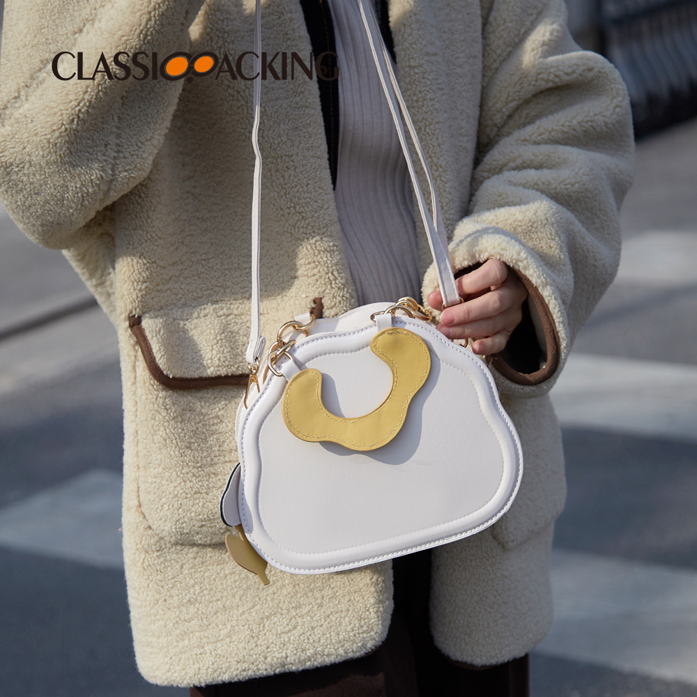 2024 nuevo material de la PU bolso de hombro de la muchacha del corazón lindo de las mujeres