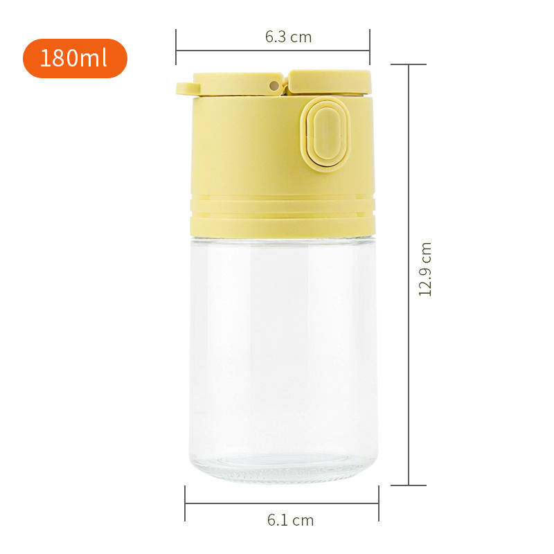 批发180ml调料罐控盐瓶厨房玻璃调味瓶撒盐调料控量食品级玻璃瓶|undefined
