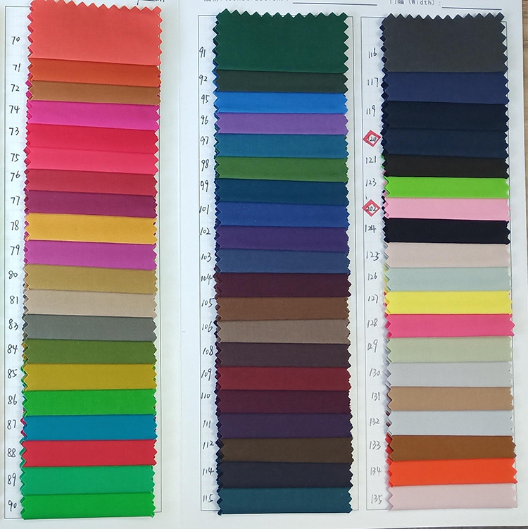 Shaoxing textil al por mayor tela de seda teñida plana 100% tela de camisa de algodón