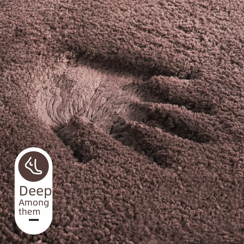 High-Plush Encrypted Thick Warm Bedroom Mat Rugs Home Sanitary Bathroom Water-absorbent Anti-slip Foot Mat