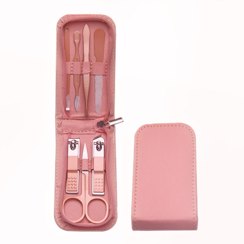 Ventas directas de una pieza de fábrica de cortadores de uñas set de cortadores de uñas herramientas de manicura 7 manicuras a prueba de salpicaduras de uñas