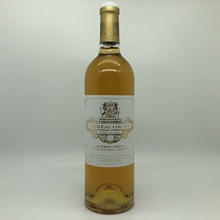 葡萄酒法国苏玳列级庄古岱贵腐甜白葡萄酒Chateau Coutet2012红酒
