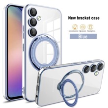 亮盾旋转磁吸支架适用三星S25ULTRA手机壳电镀A15  s24镜头保护套