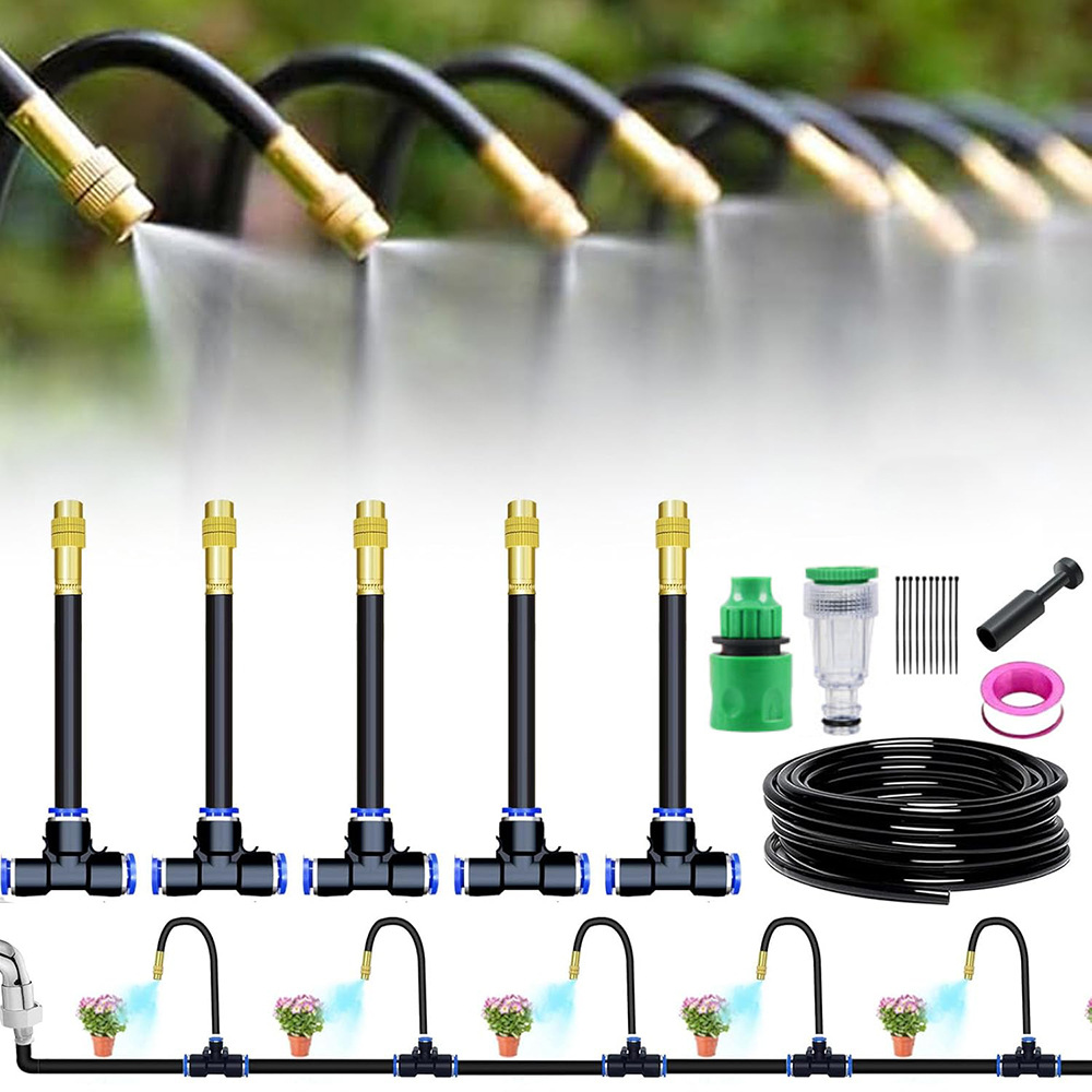 Sistema de pulverización de atomización de cabezal de pulverización de spray universal para riego automático de artefactos de flores de jardín para microirrigación