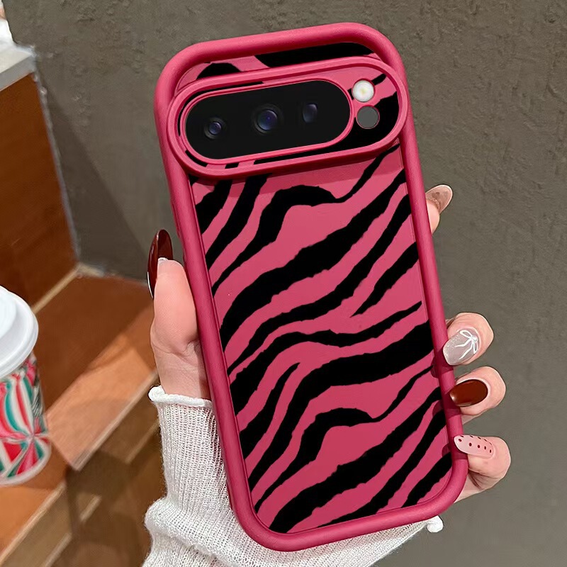 Simple Black Ripple Google Pixel 10 Google Pixel8A Mobile Phone Case Personalized 9Pro Anti-Fall Soft Case 7