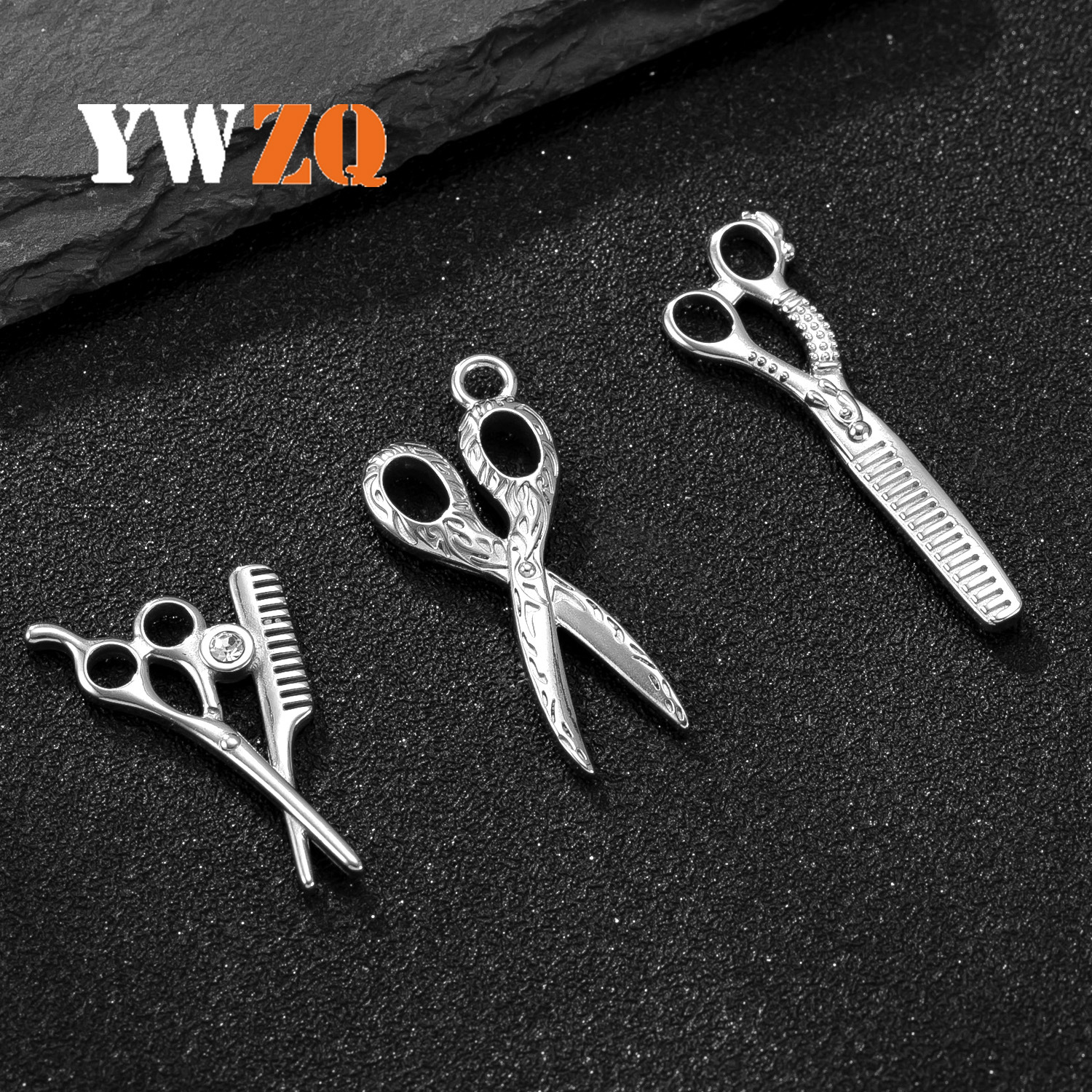 Colgante único, joyería transfronteriza de acero inoxidable, fundición, lavado, corte y soplado, serie de collares, accesorios, fábrica de accesorios de joyería DIY personalizada