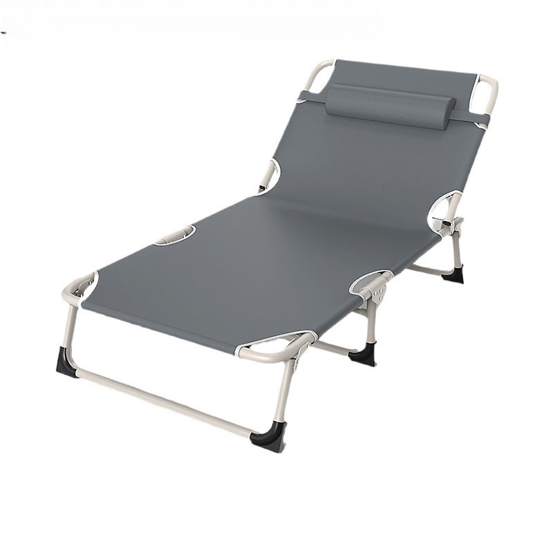 Cama plegable de cama de almuerzo de oficina silla portátil de cama de siesta simple de hospital línea