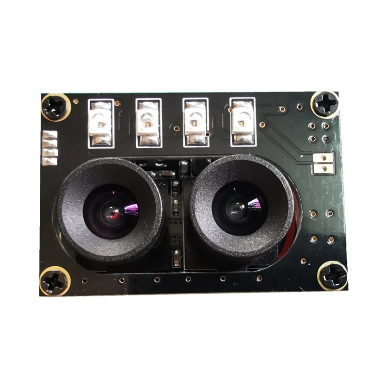 厂家无畸变超宽动态人脸识别USB双目摄像头模组活体检测