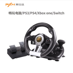 莱仕達pxn v 3proレーシングゲームのハンドルはpc/ps 3/4/xbox/switch黒と互換しています。