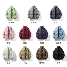 厂家直销冬季棉袄棉衣宽松潮流情侣款加厚立领保暖面包服外套防水