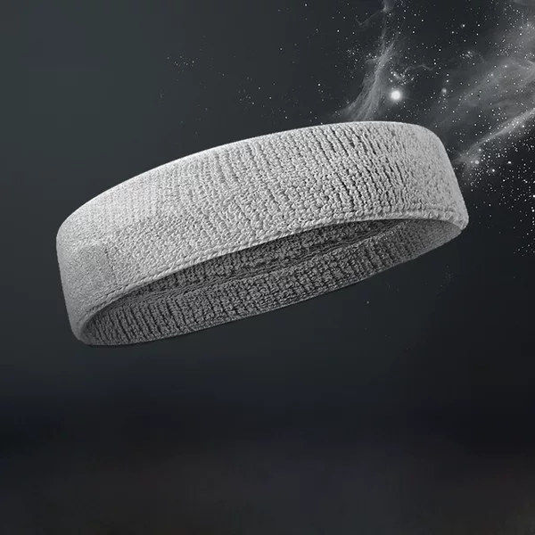 Sports Elastic Headband, Knitted Towel Material, Sweat-Absorbent, Wide-Brimmed, Anti-Sweat, Quick-Drying Headband for Running, High Elasticity, Yoga