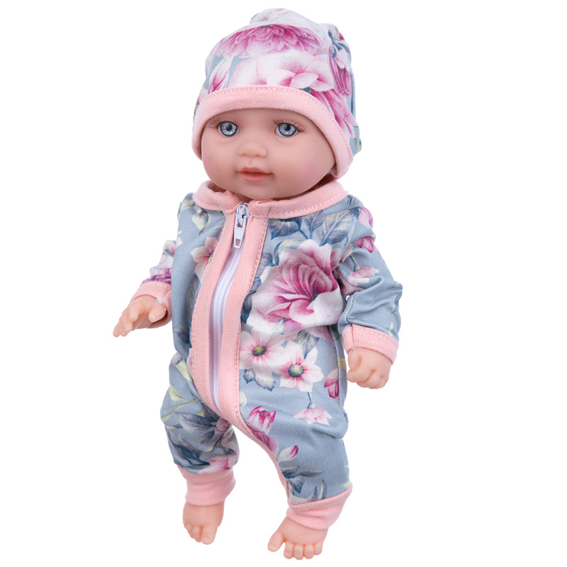 定制11寸仿真搪胶娃娃儿童玩具潮玩公仔重生娃娃玩偶来图来样定做详情9