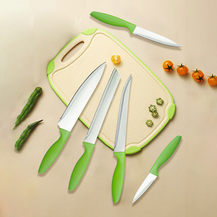 Spot cross-border exclusive for chef knives stainless steel knife set bread knife 5 color boxed gift set knife
