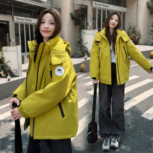 2025冬季新款保暖棉服女加厚派克服品牌工装户外冲锋衣棉衣外套冬
