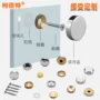 高档玻璃广告帽铜镜钉