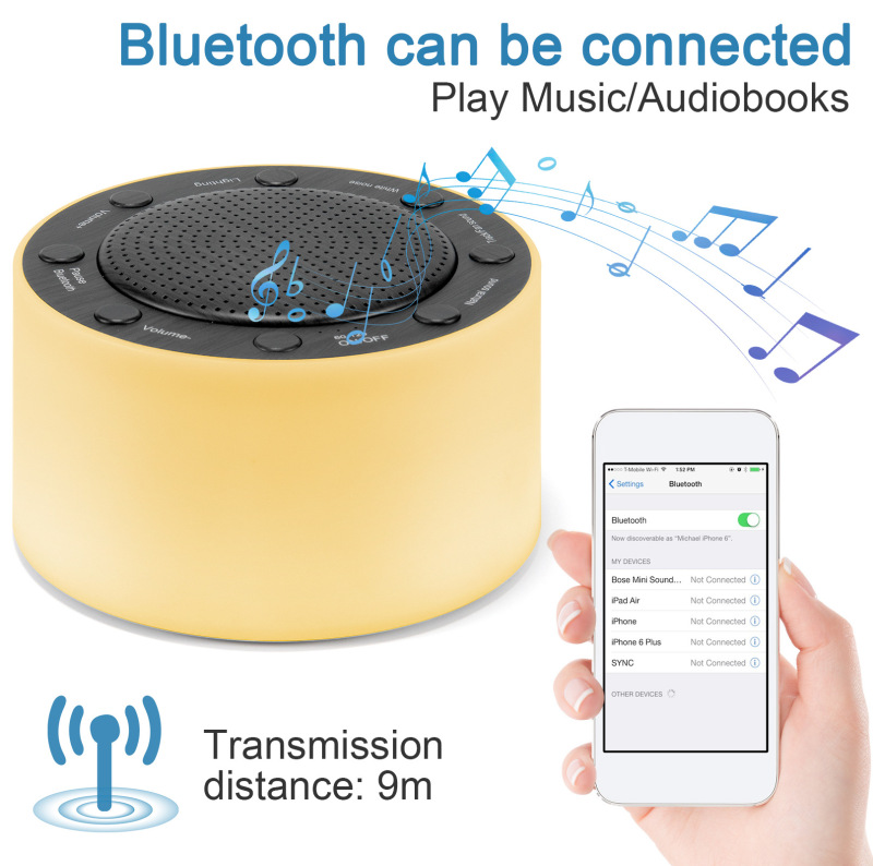 新商品の白騒音助眠ブルートゥーススピーカーusb睡眠計の赤ちゃんの呼吸器|undefined