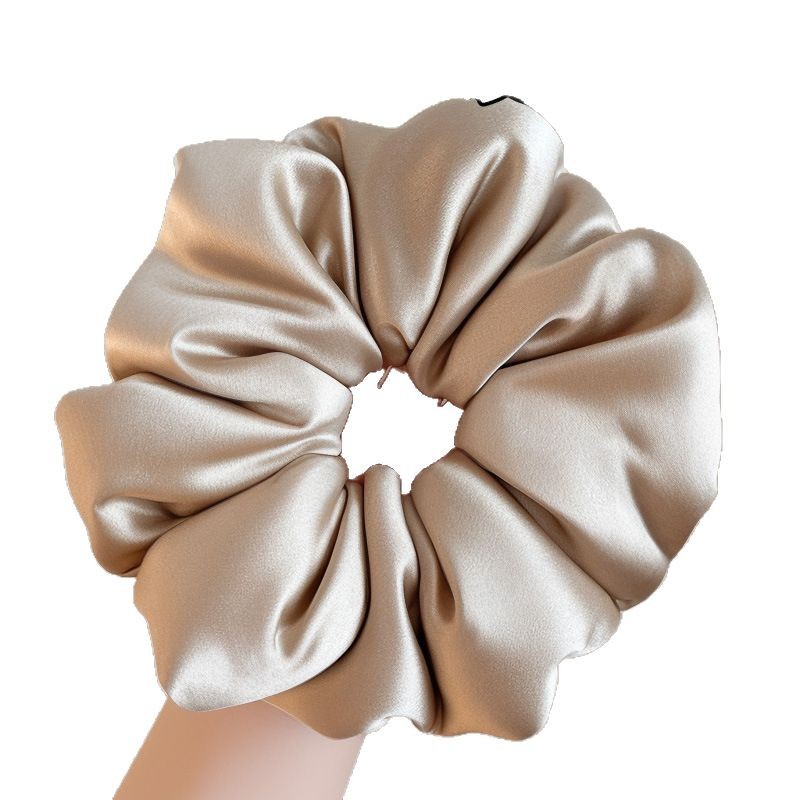 Anillo de cabello de intestino grueso para mujeres 2025 nuevo sentido de alto nivel retro sueño cabeza cuerda de cabello atada cinta de goma almohada cuerda de cabello adornamiento para el cabello