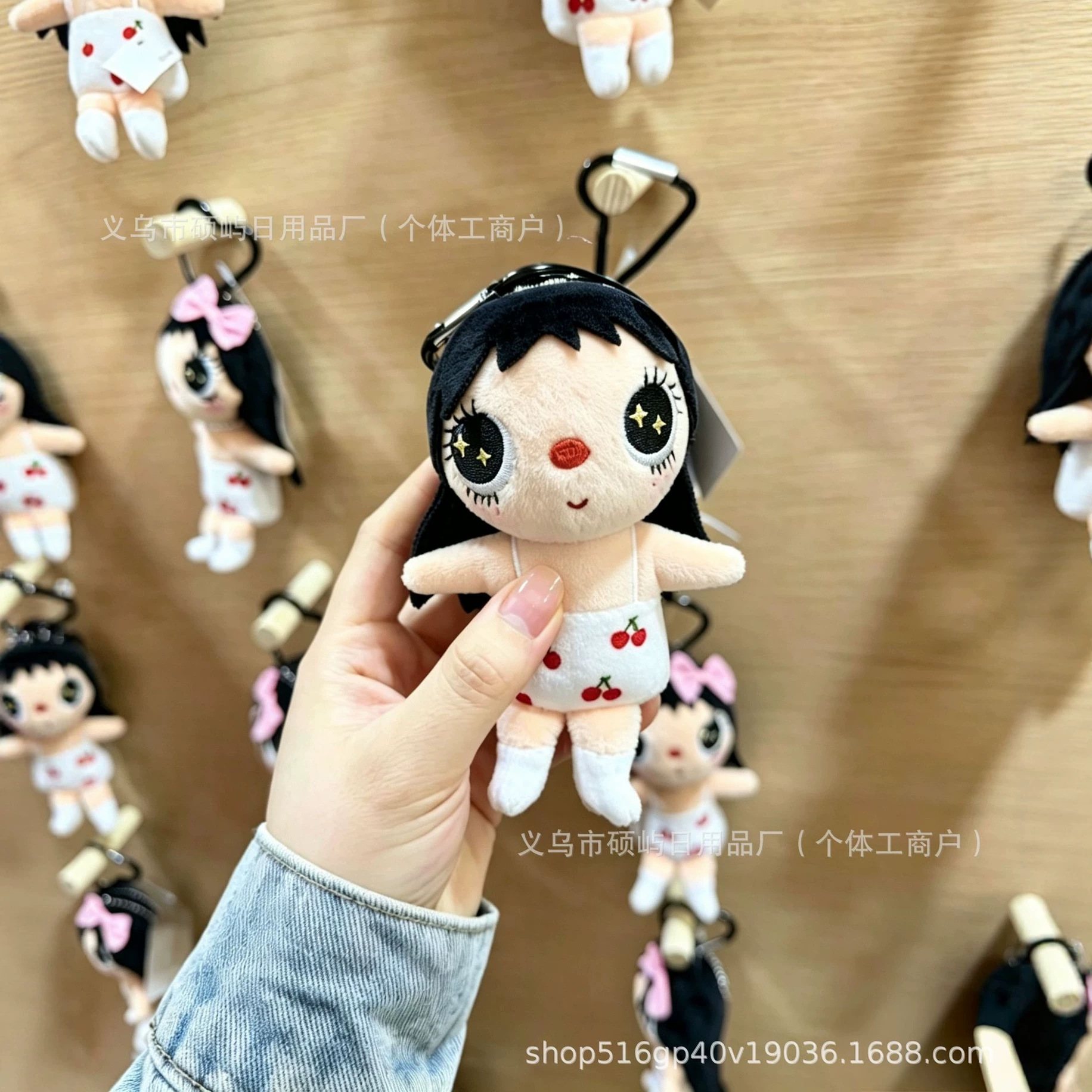 小玉yuy漫画小人画展周边娃娃diy毛绒玩偶挂件公仔儿童玩具钥匙扣