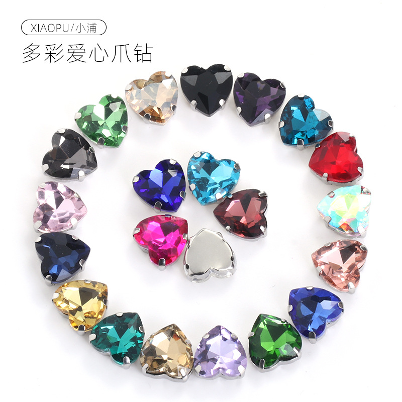 Glass hat heart-shaped
