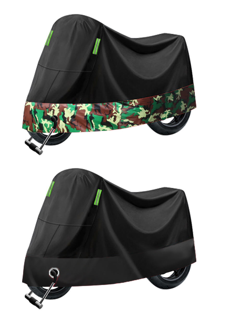 Ready Stock Supply of Motorcycle-Specific Thickened Rainproof Covers, Electric Vehicle Rain Covers, Sun Protection and Dustproof Covers