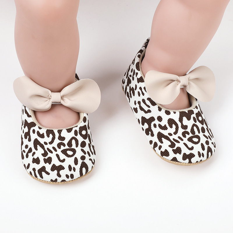 Girl's Casual Leopard Round Toe Toddler Shoes display picture 7